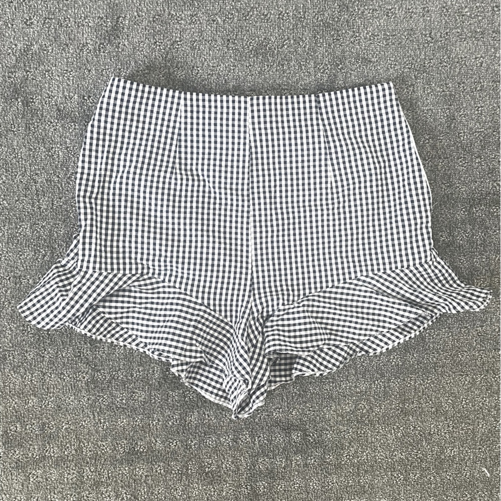Zara Gingham Short | never worn